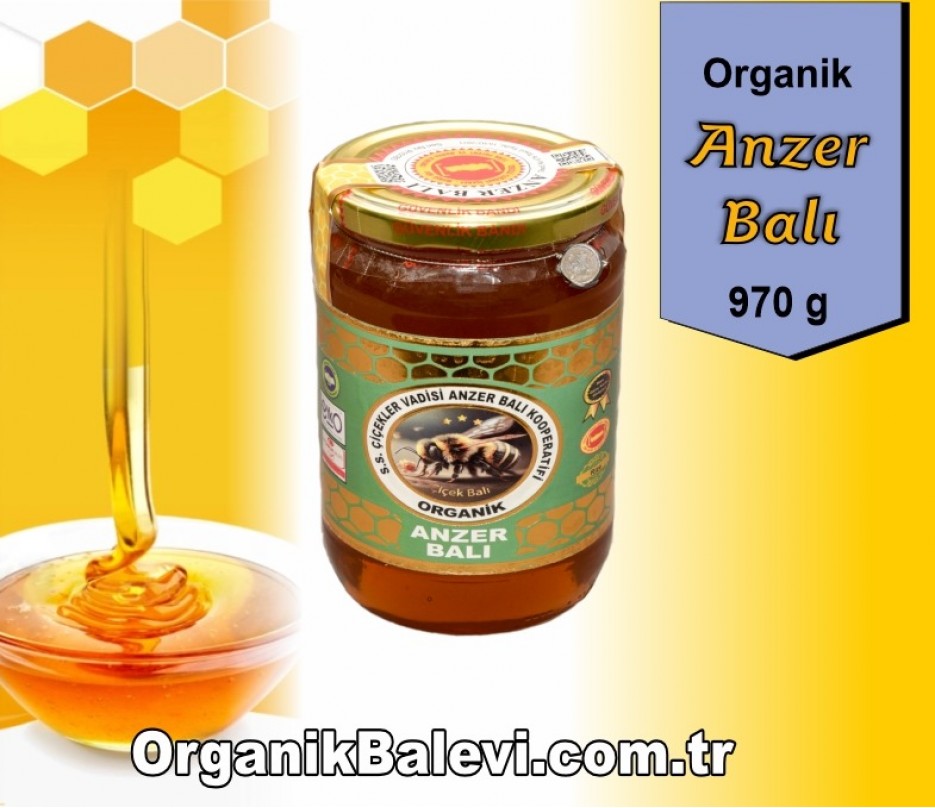 Organik Anzer Balı 970 GR